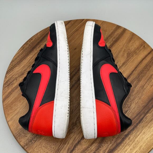 Nike Ebernon Low Shoes Mens Size 9 Black Red Running Comfort Walking Sneakers main image 8